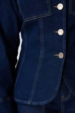 Aansluitend denim jasje