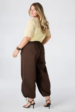 Barrel broek met trekkoord