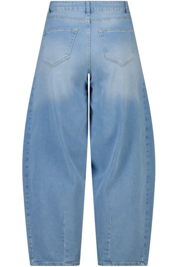 Barrel jeans met studs