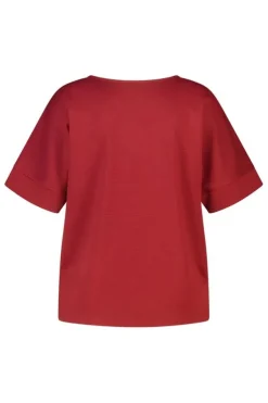 Basic top met wafelstructuur