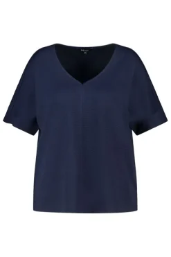 Basic top met wafelstructuur