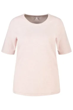 Basic top van ribstof