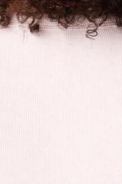 Basic top van ribstof
