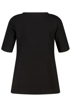 Basic top van ribstof