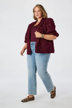 Blazer met pofmouwen