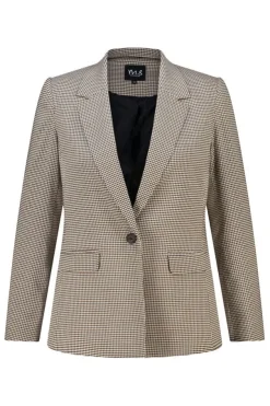Blazer met ruitpatroon