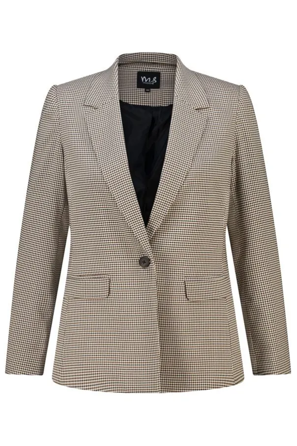 Blazer met ruitpatroon