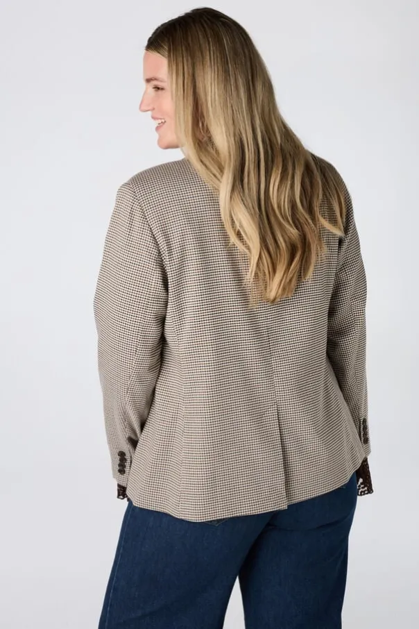 Blazer met ruitpatroon