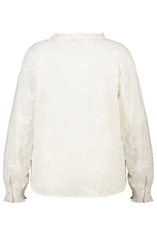 Blouse met borduursel