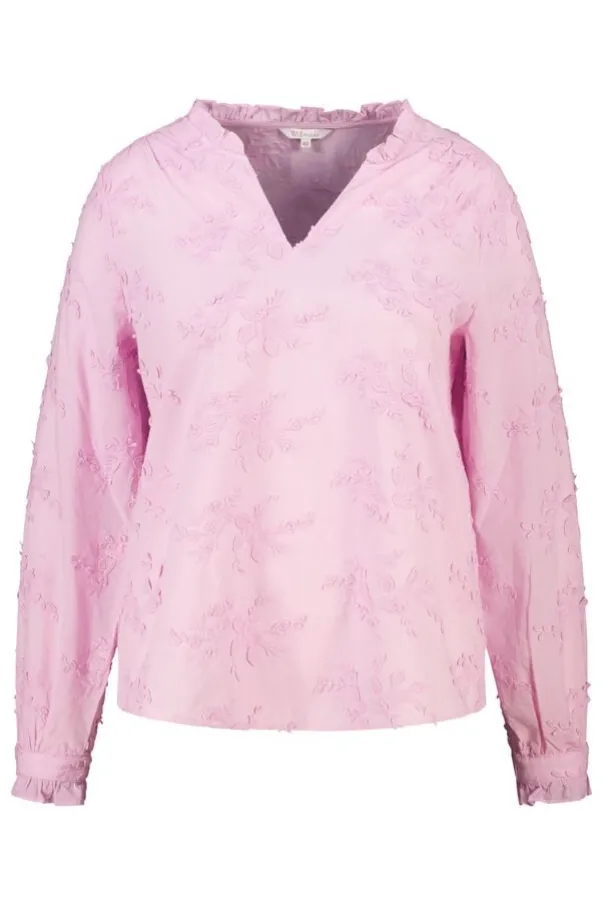 Blouse met borduursel