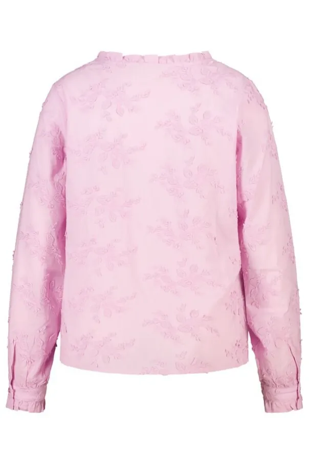 Blouse met borduursel