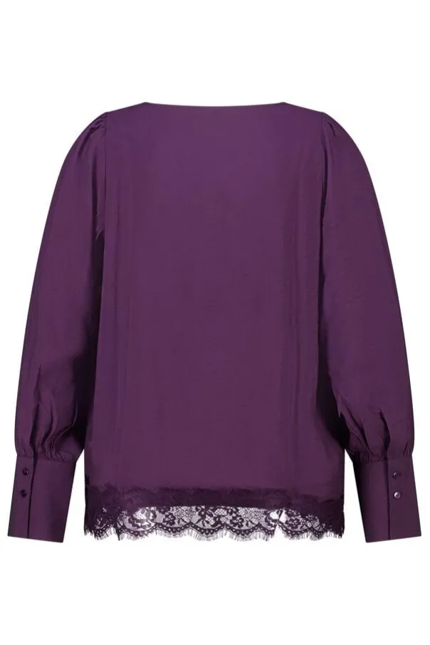 Blouse met kanten details