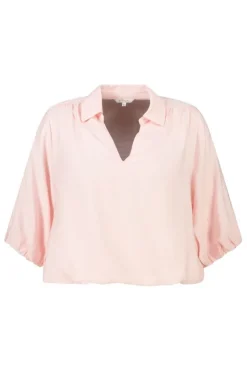 Blouse met korte mouwen