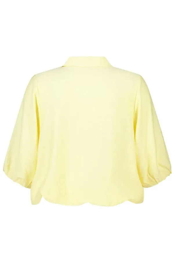 Blouse met korte mouwen