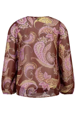 Blouse met paisley print