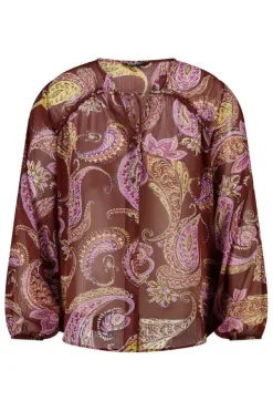 Blouse met paisley print