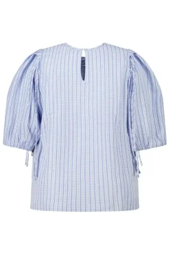Blouse met pofmouwen