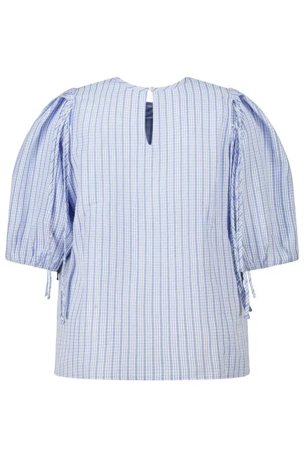 Blouse met pofmouwen