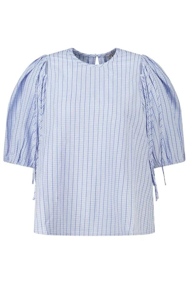 Blouse met pofmouwen
