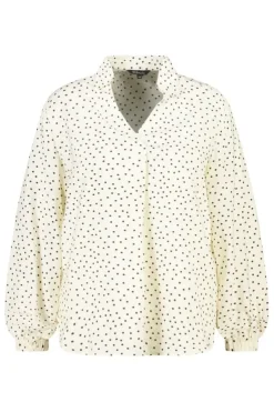 Blouse met polka dot