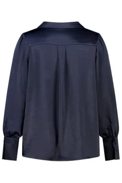 Blouse met satijnlook