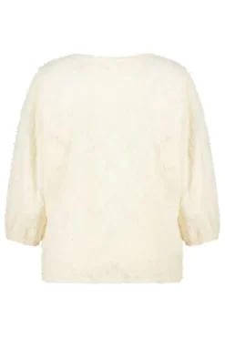 Blouse met v-hals