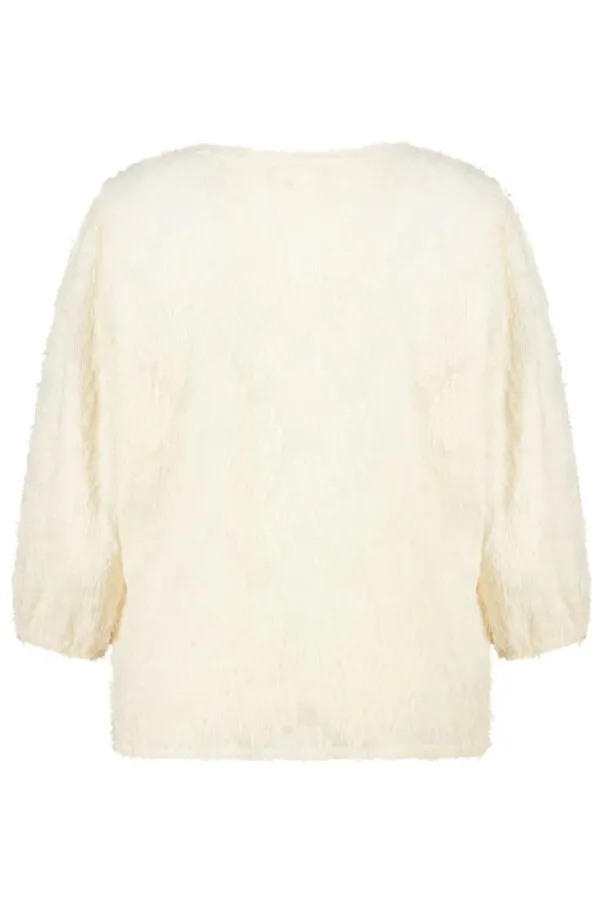 Blouse met v-hals