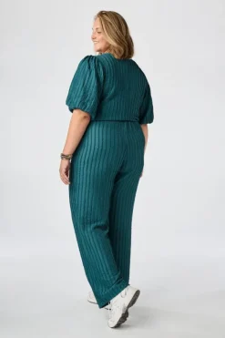 Broek met elastische taille