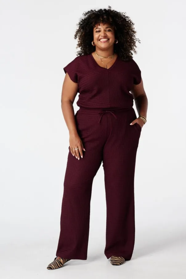 Broek met elastische taille