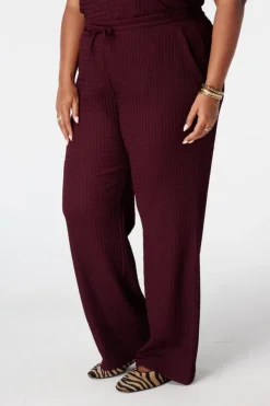 Broek met elastische taille