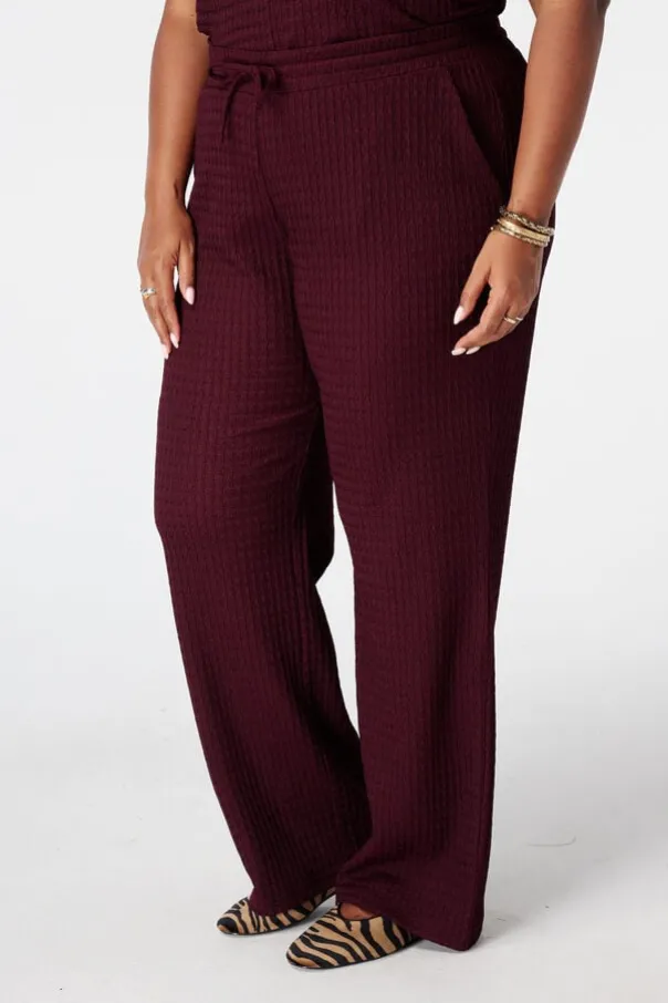 Broek met elastische taille