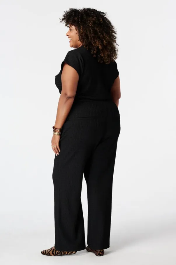 Broek met elastische taille