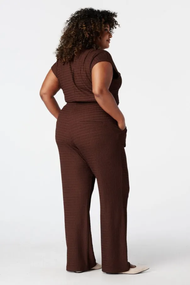 Broek met elastische taille
