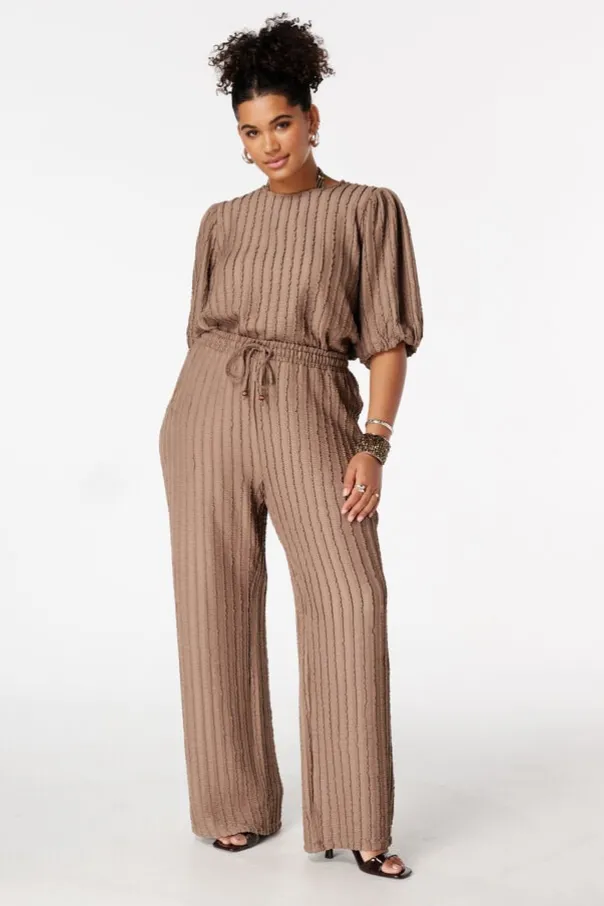 Broek met elastische taille