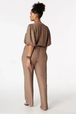 Broek met elastische taille