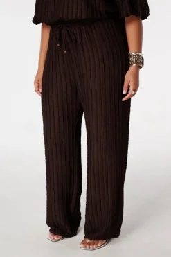 Broek met elastische taille