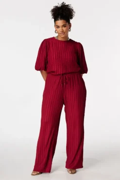 Broek met elastische taille