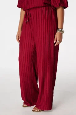 Broek met elastische taille