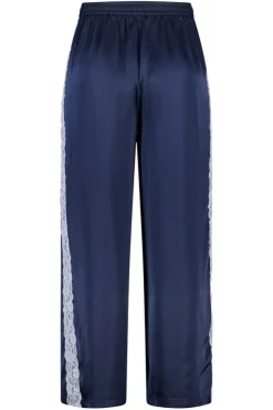 Broek met kanten zijkant