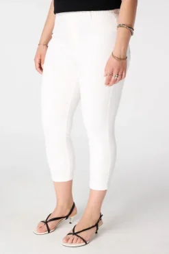Capri tregging met denim look