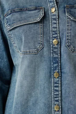 Denim blouse