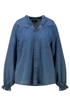 Denim blouse