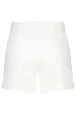 Denim short met tailleband