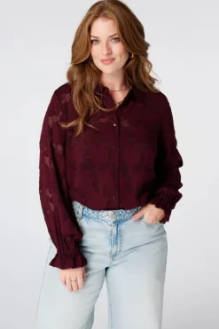 Doorschijnende blouse