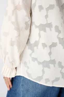 Doorschijnende blouse