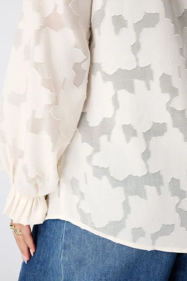 Doorschijnende blouse