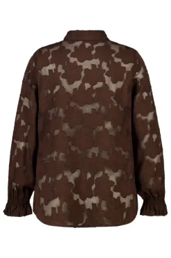Doorschijnende blouse