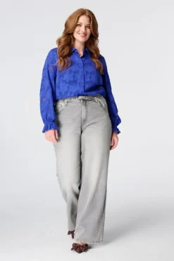 Doorschijnende blouse