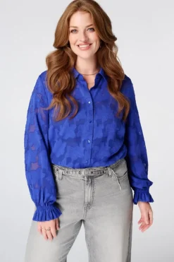 Doorschijnende blouse