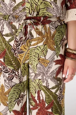 Driekwart broek met print